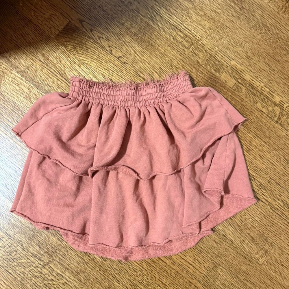 Aerie Women's Pink and Orange Skirt